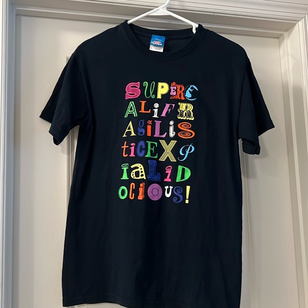 Mary Poppins Musical T-shirt “Supercalifragilisticexpialidocious!”